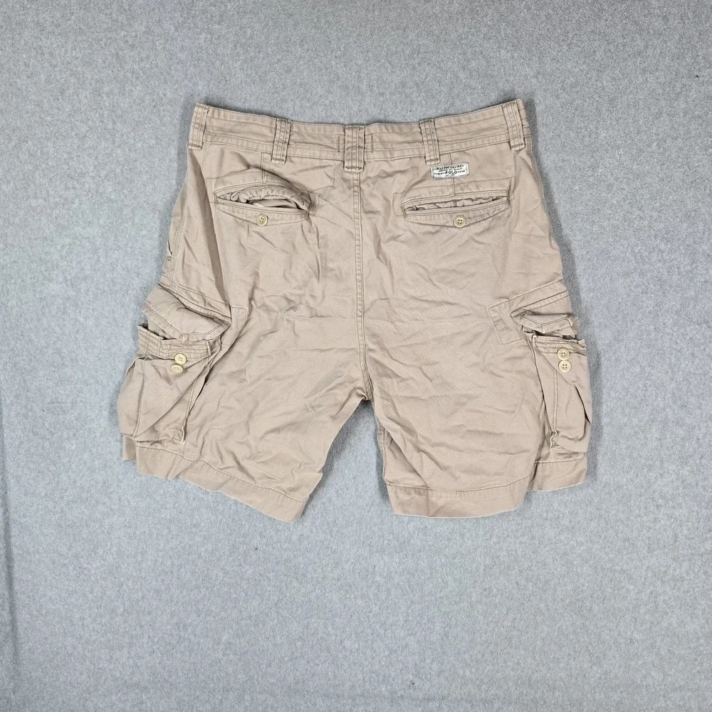 Polo Ralph Lauren Men Shorts 36 Beige Cargo Twill Utility 9